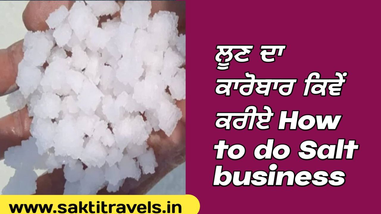 How to do salt business